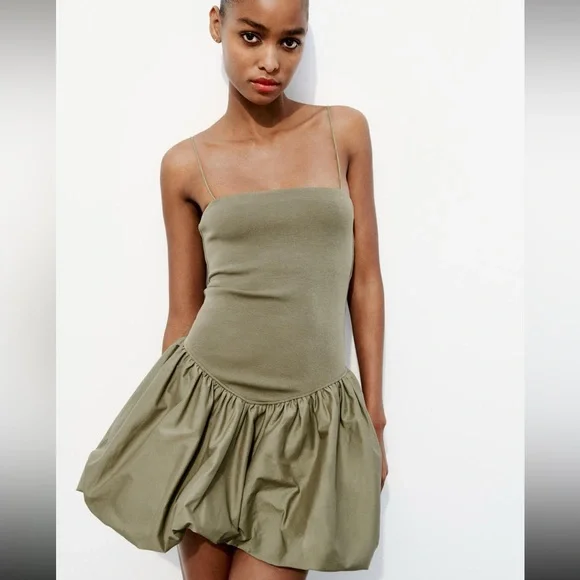ZARA【NEW】STRAPLESS POPLIN DRESS $_57.JPG?set_id=8800005007